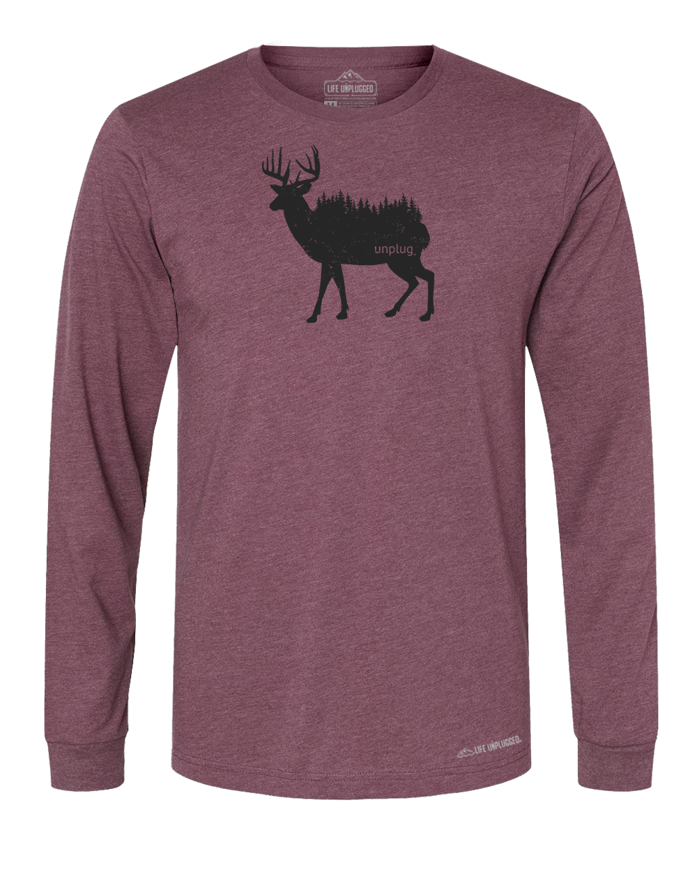 Deer In The Trees Long Sleeve T-Shirt