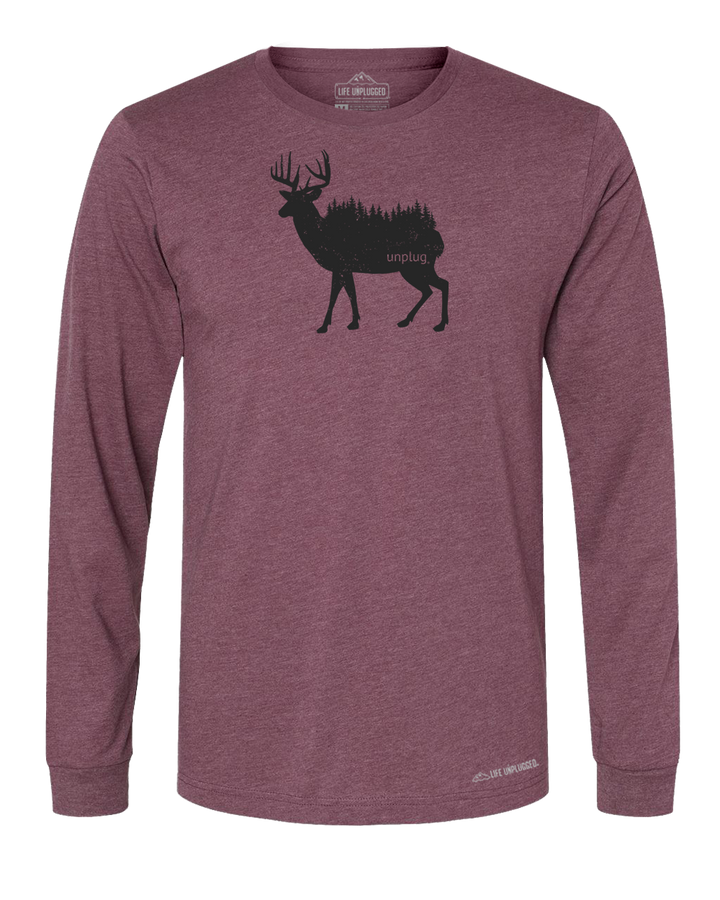 Deer In The Trees Long Sleeve T-Shirt