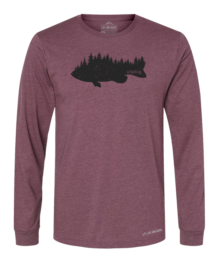 Bass In The Trees Premium Polyblend Long Sleeve T-Shirt