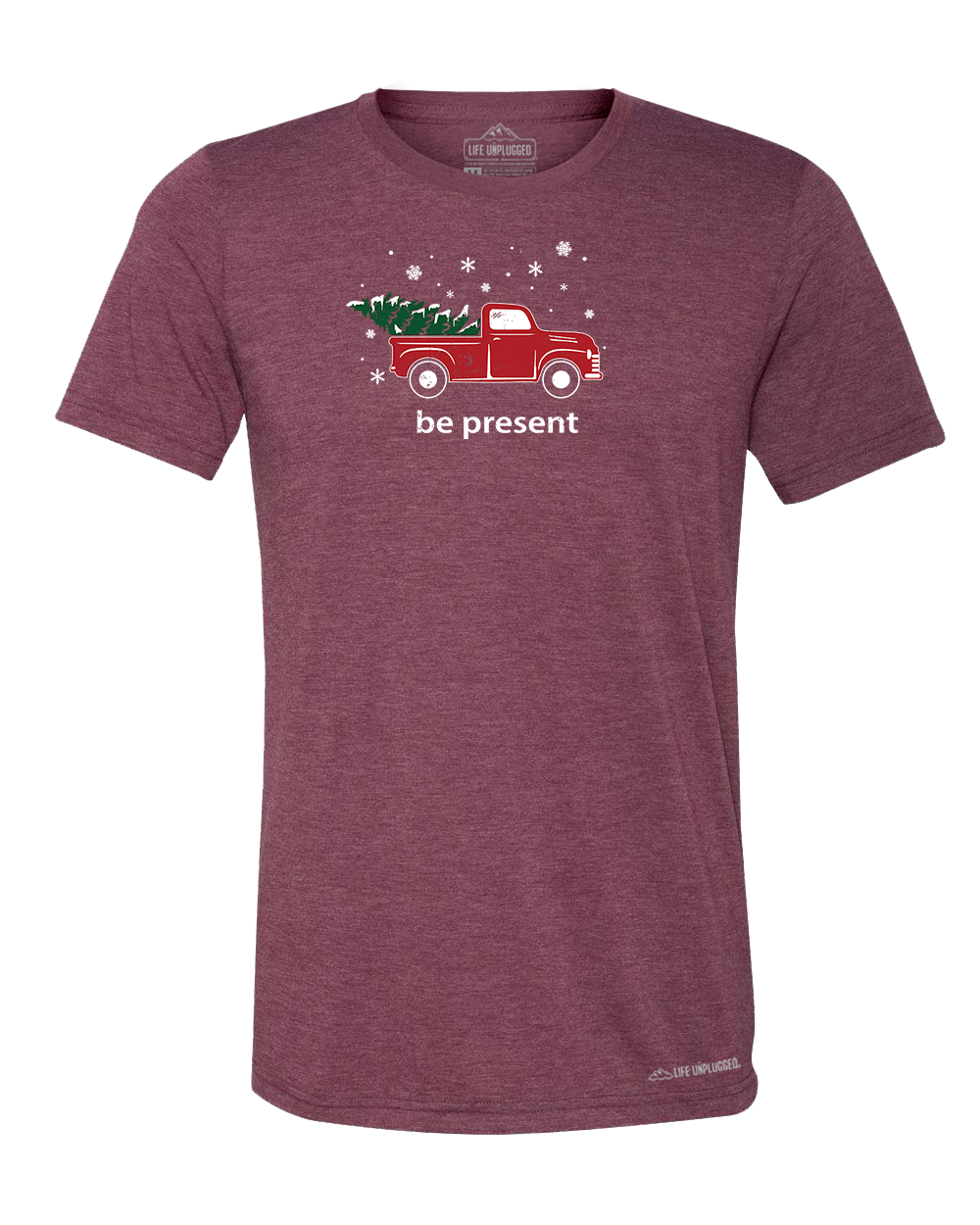 Christmas Tree Truck Triblend T-Shirt