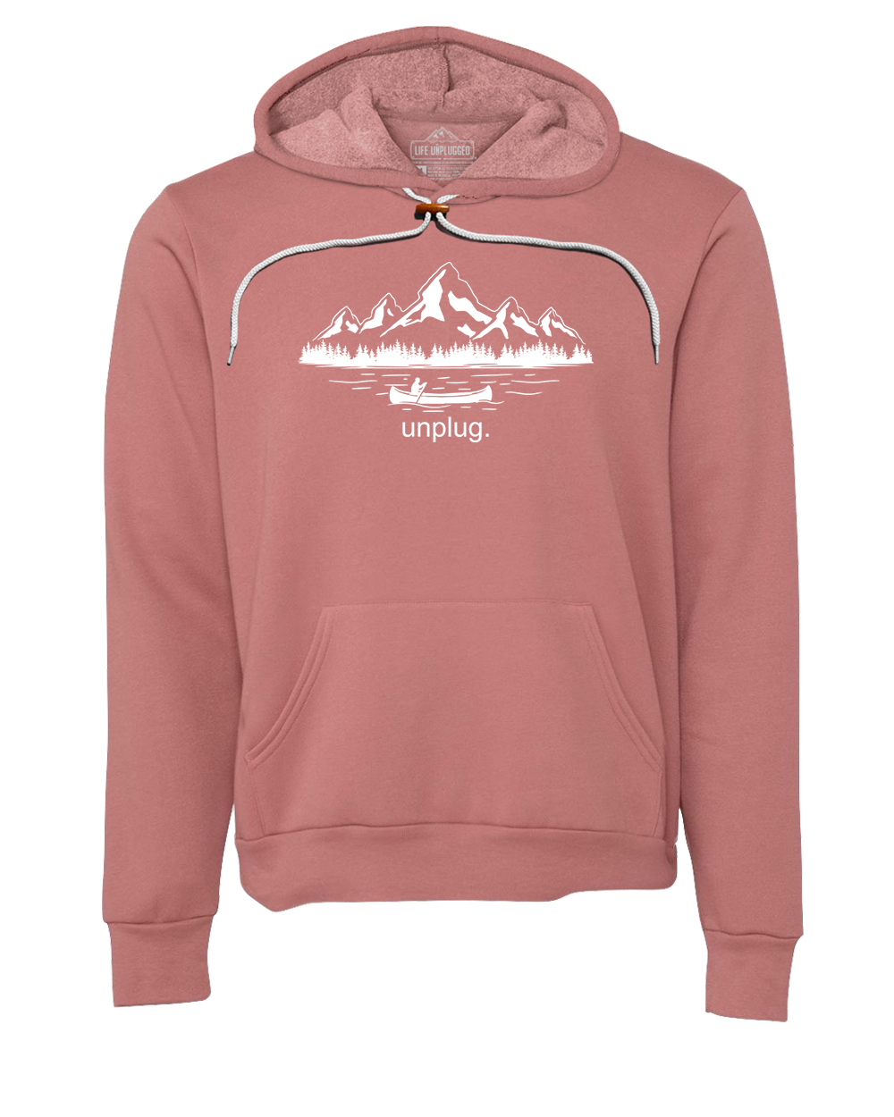 Canoeing in the Mountains Premium Super Soft Hooded Sweatshirt