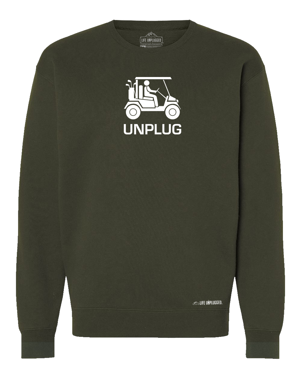 Golf Cart Heavyweight Crewneck Sweatshirt