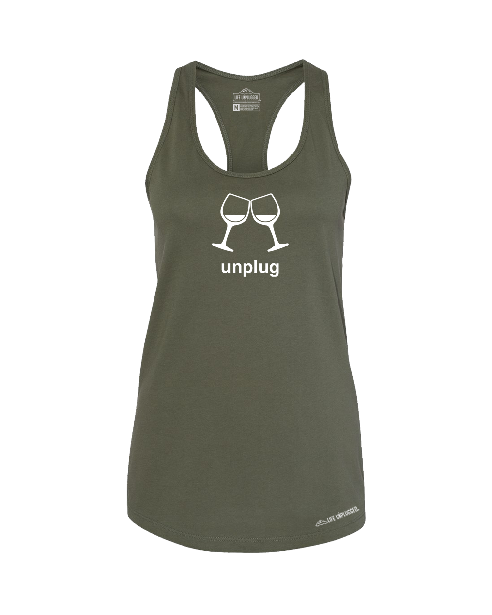 Wine Glass Women's Racerback Tank Top