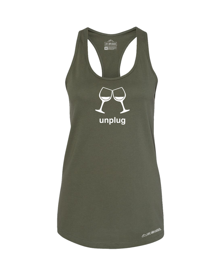 Wine Glass Women's Racerback Tank Top