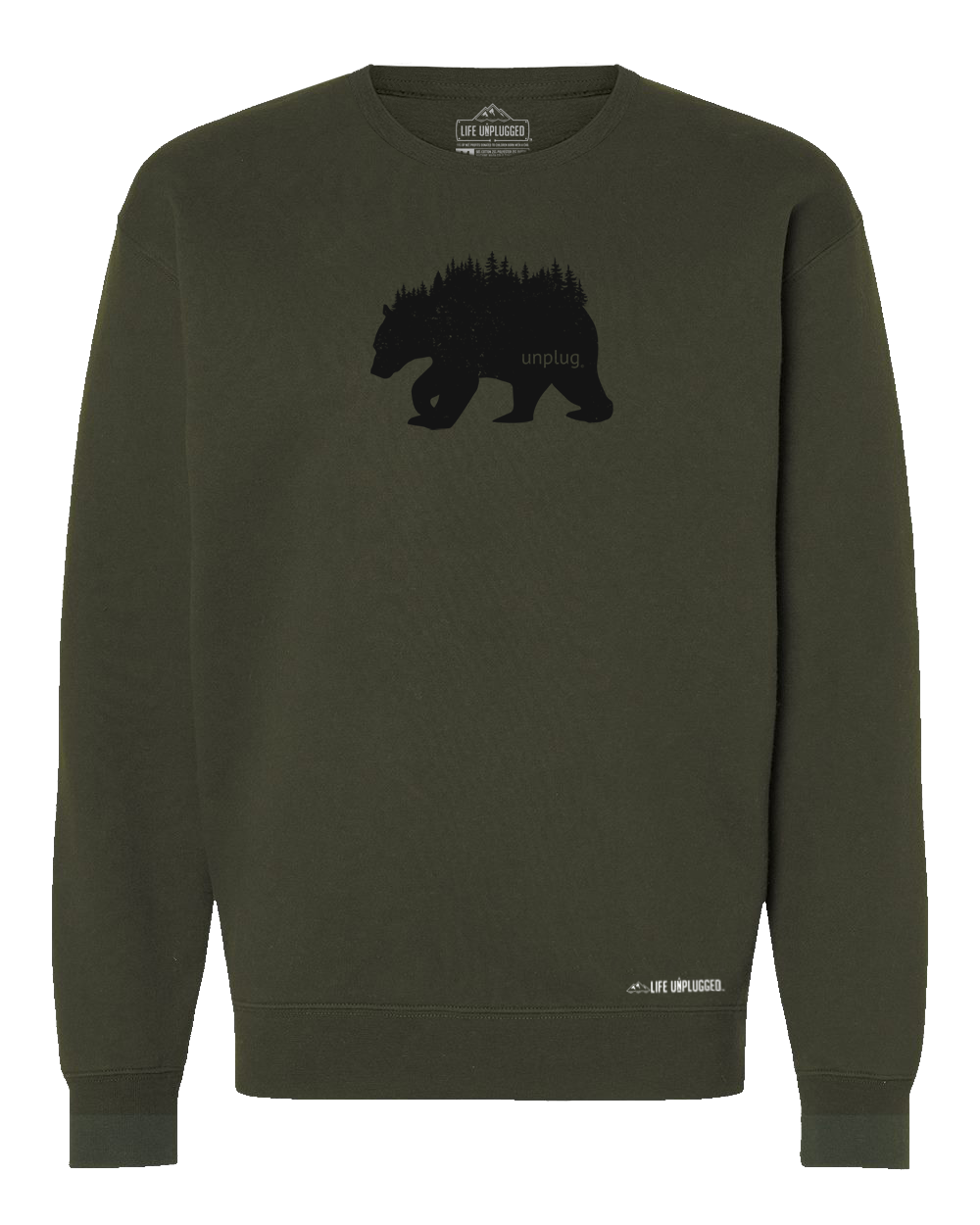 Bear In The Trees Heavyweight Crewneck Sweatshirt