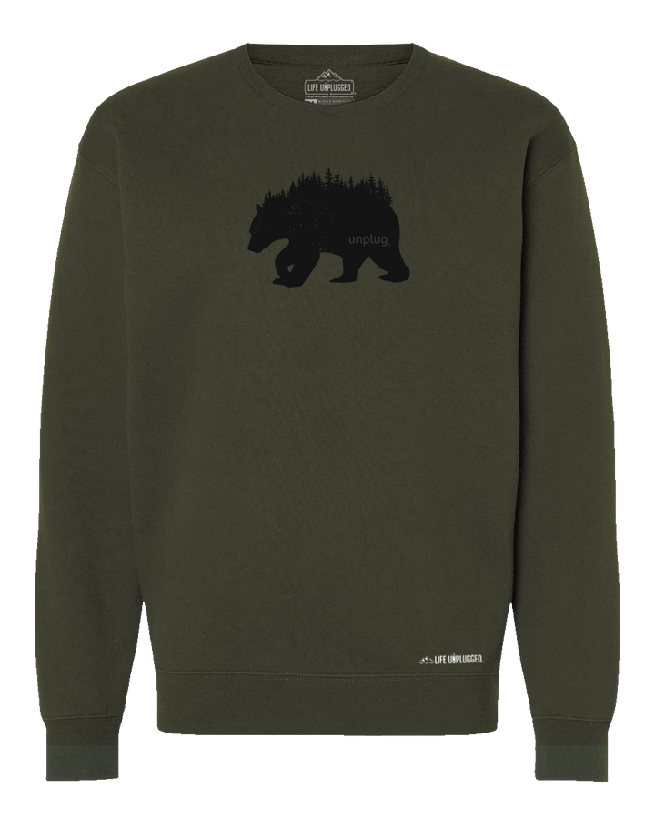 Bear In The Trees Heavyweight Crewneck Sweatshirt