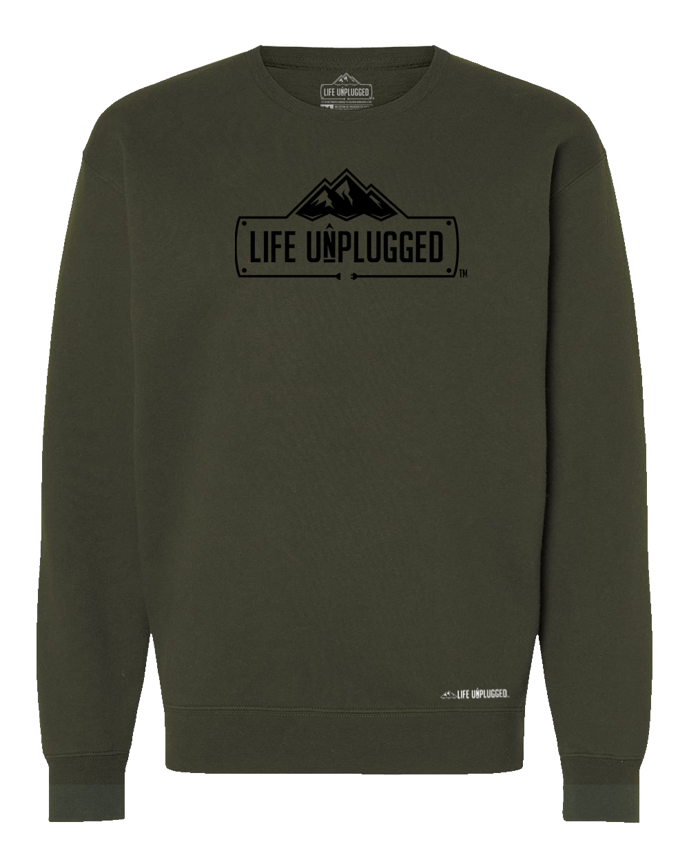 Life Unplugged Logo Heavyweight Crewneck Sweatshirt