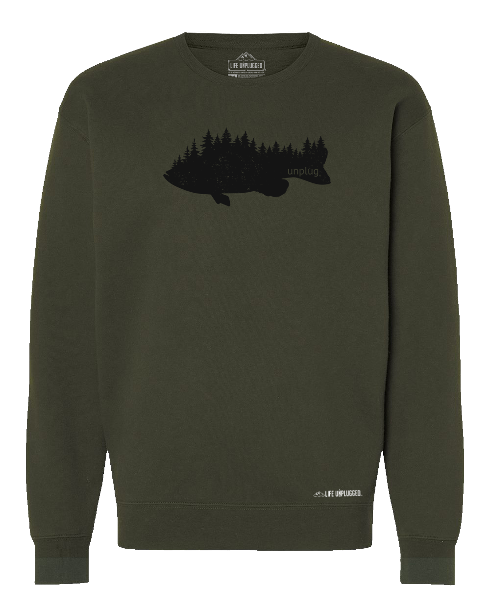 Bass In The Trees Heavyweight Crewneck Sweatshirt