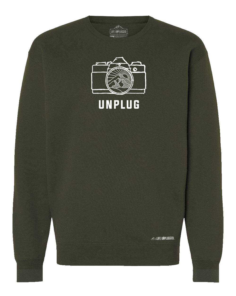 Camera Mountain Lens Heavyweight Crewneck Sweatshirt