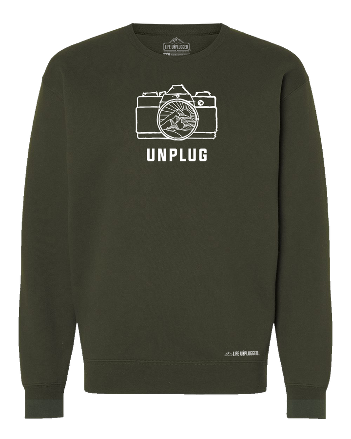 Camera Mountain Lens Heavyweight Crewneck Sweatshirt