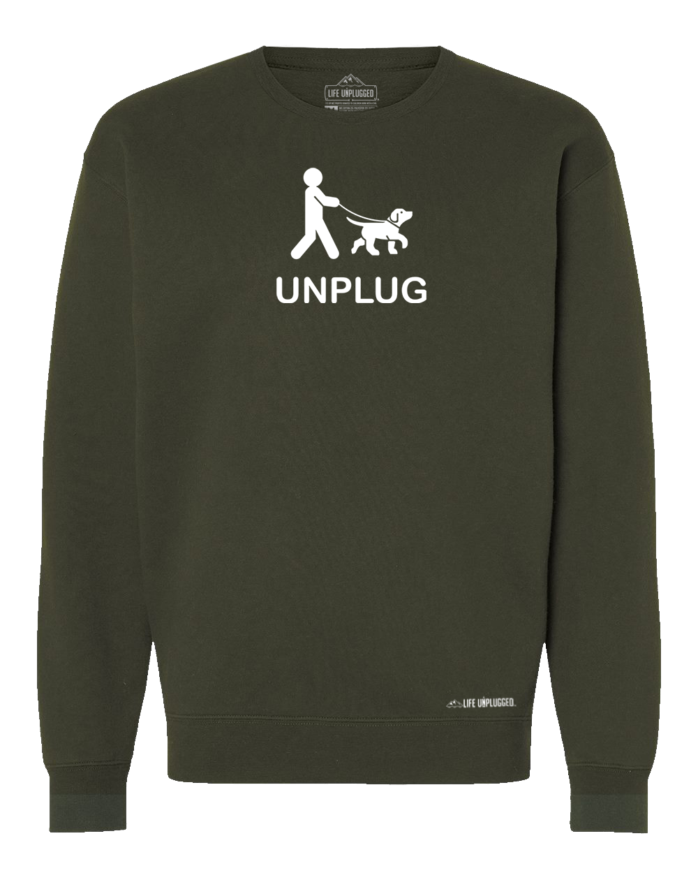 Dog Walking Heavyweight Crewneck Sweatshirt