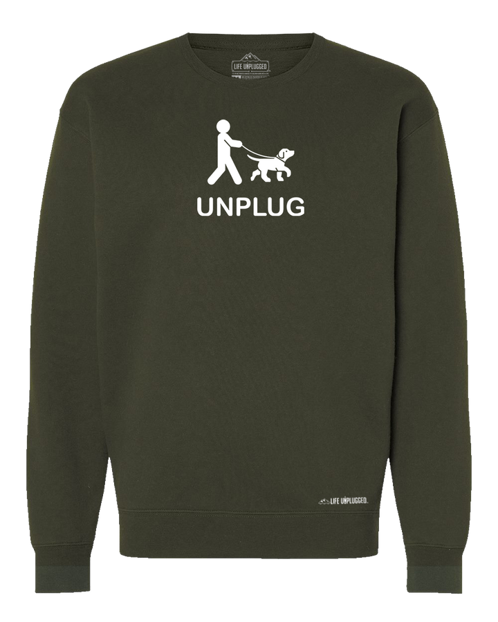 Dog Walking Heavyweight Crewneck Sweatshirt