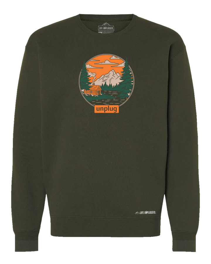 LIMITED DROP! Rustic Mountain Retreat Heavyweight Crewneck Sweatshirt