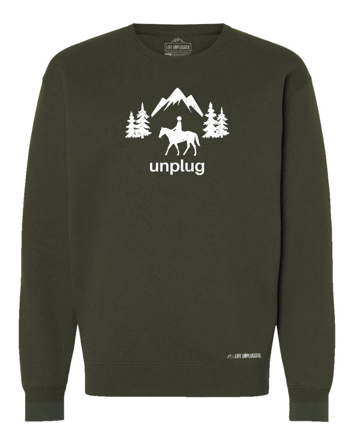 Horseback Riding Heavyweight Crewneck Sweatshirt