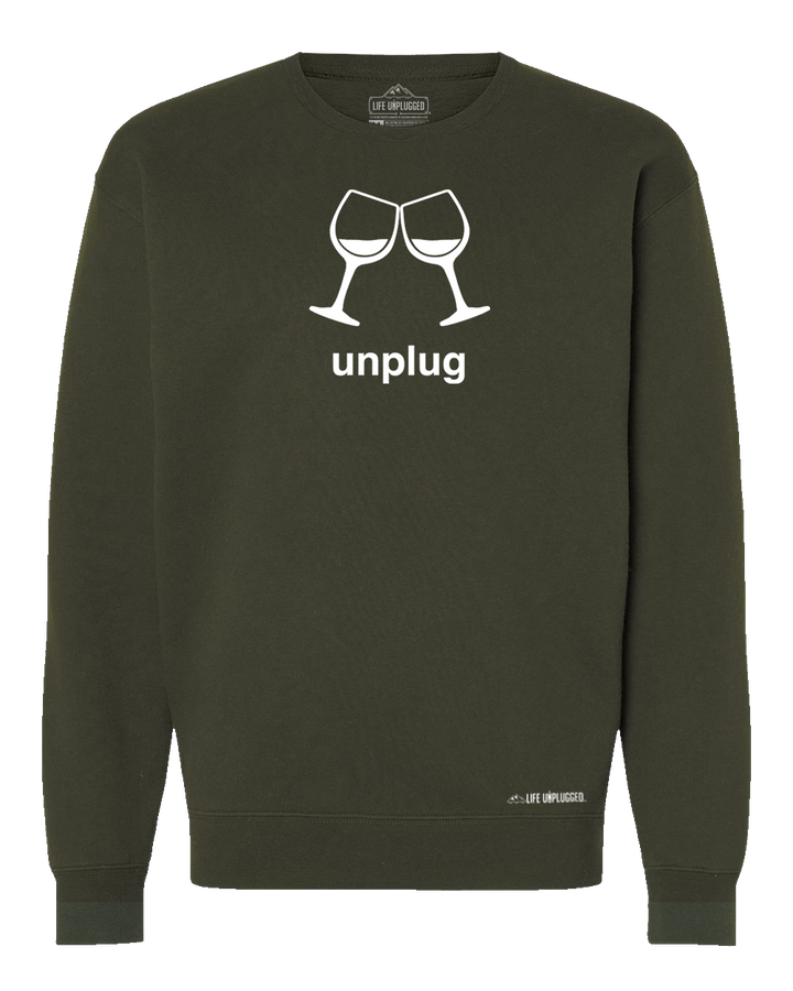 Wine Glass Heavyweight Crewneck Sweatshirt