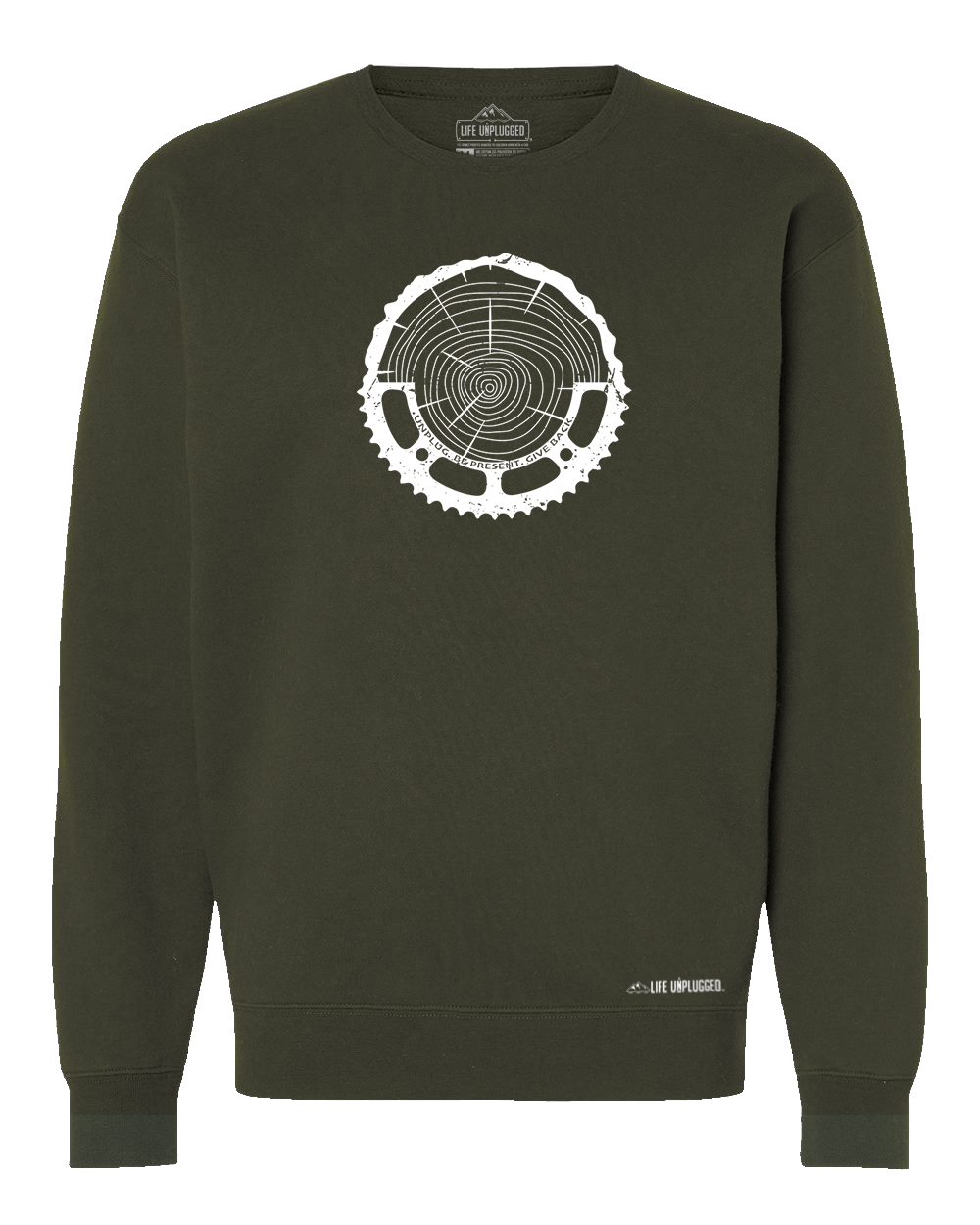 Tree Rings Chainring Heavyweight Crewneck Sweatshirt