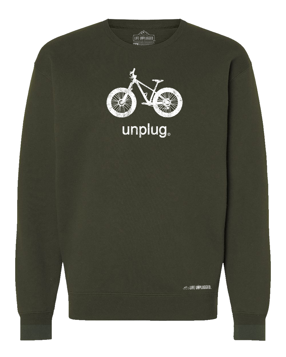 Fat Tire Bike Heavyweight Crewneck Sweatshirt