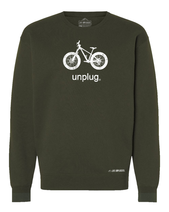 Fat Tire Bike Heavyweight Crewneck Sweatshirt