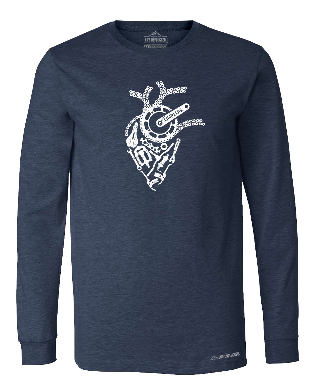 Anatomical Heart (Bicycle Parts) Long Sleeve T-Shirt