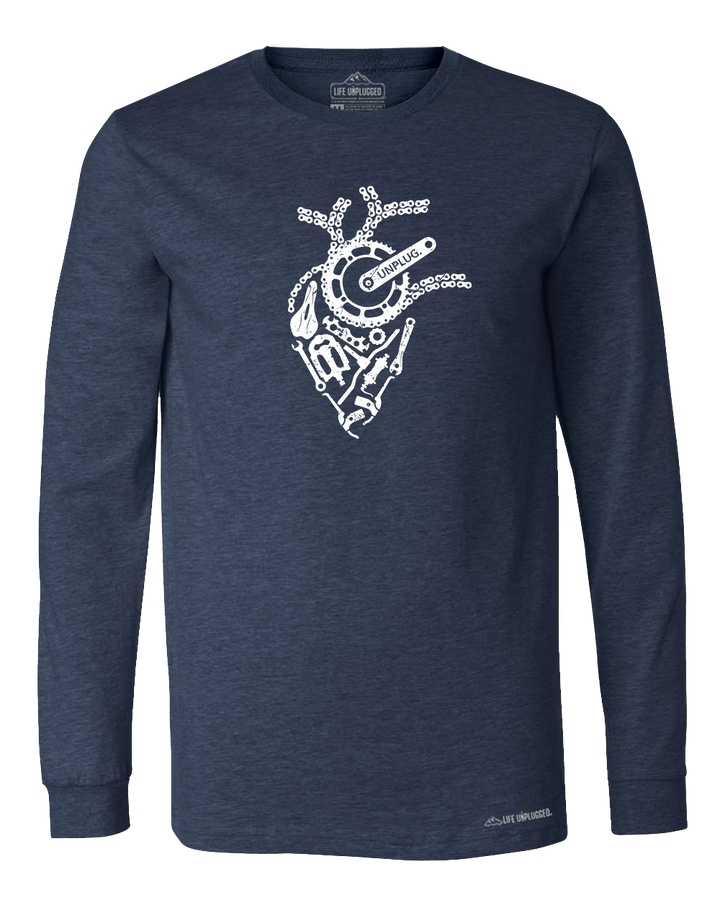 Anatomical Heart (Bicycle Parts) Long Sleeve T-Shirt