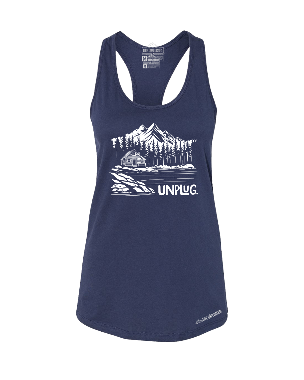 Cabin In the woods Women's Racerback Tank Top