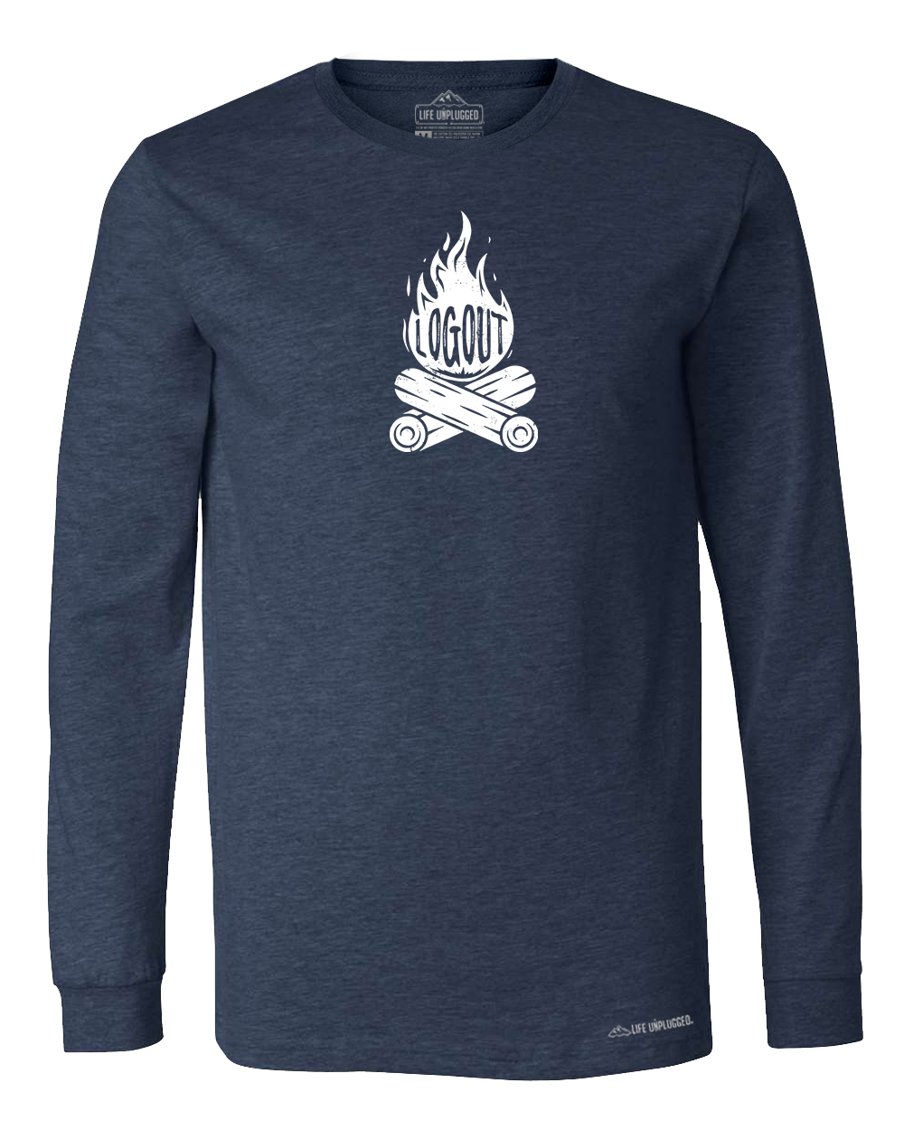 Log Out Campfire Long Sleeve T-Shirt