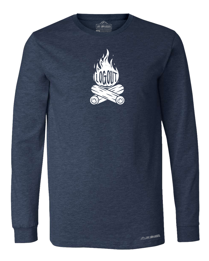 Log Out Campfire Long Sleeve T-Shirt