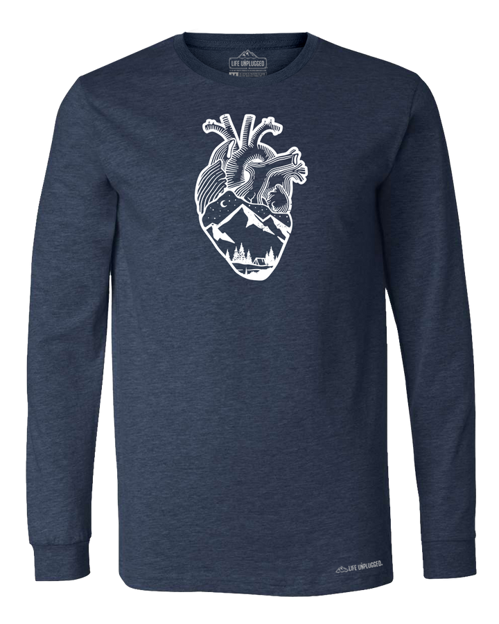 Anatomical Heart (Full Chest) Long Sleeve T-Shirt