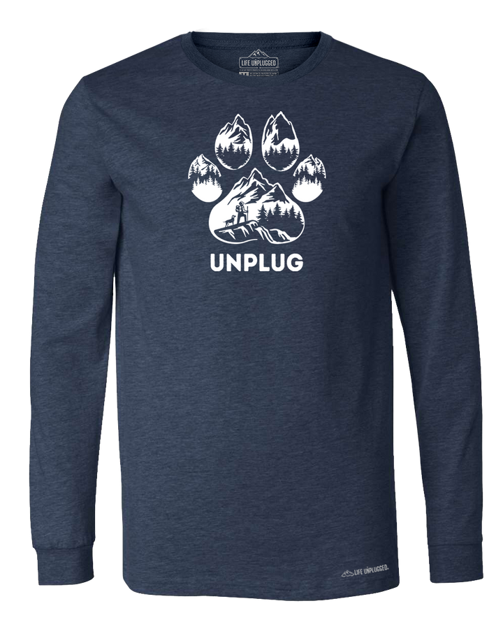 LIMITED DROP! Paw Print Mountain Scene Long Sleeve T-Shirt