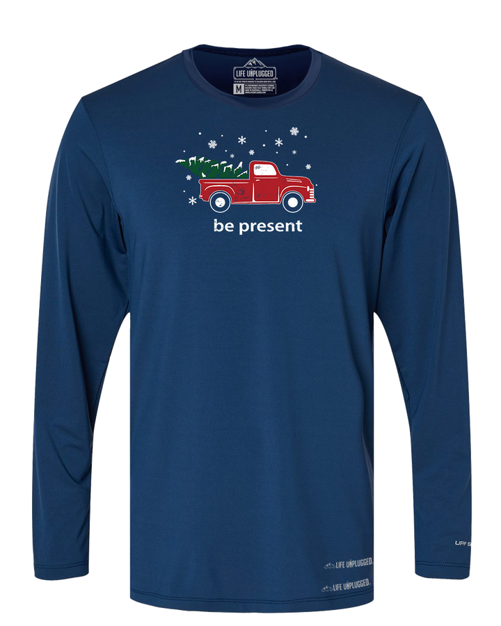 Christmas Tree Truck Performance Long Sleeve with UPF 50+