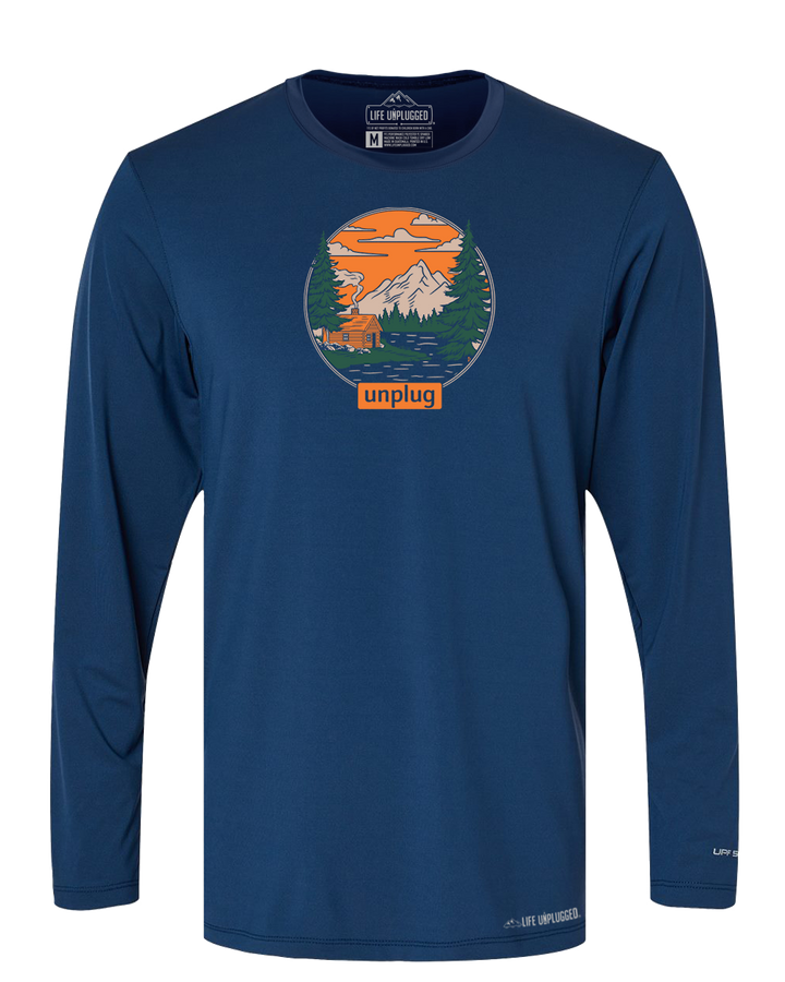 LIMITED DROP! Rustic Mountain Retreat Performance Long Sleeve with UPF 50+