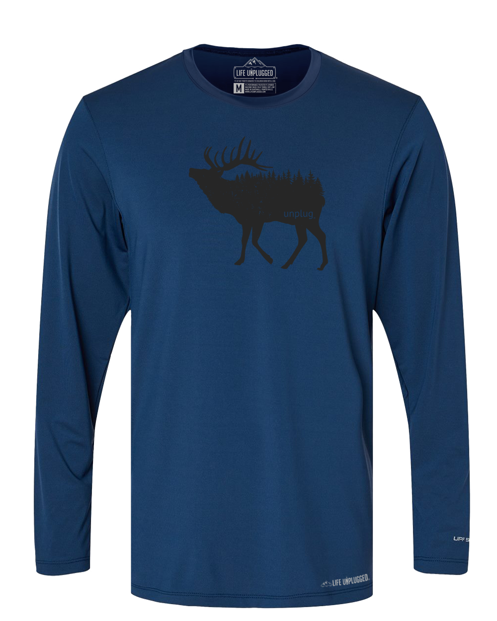 Elk In The Trees Performance Long Sleeve with UPF 50+