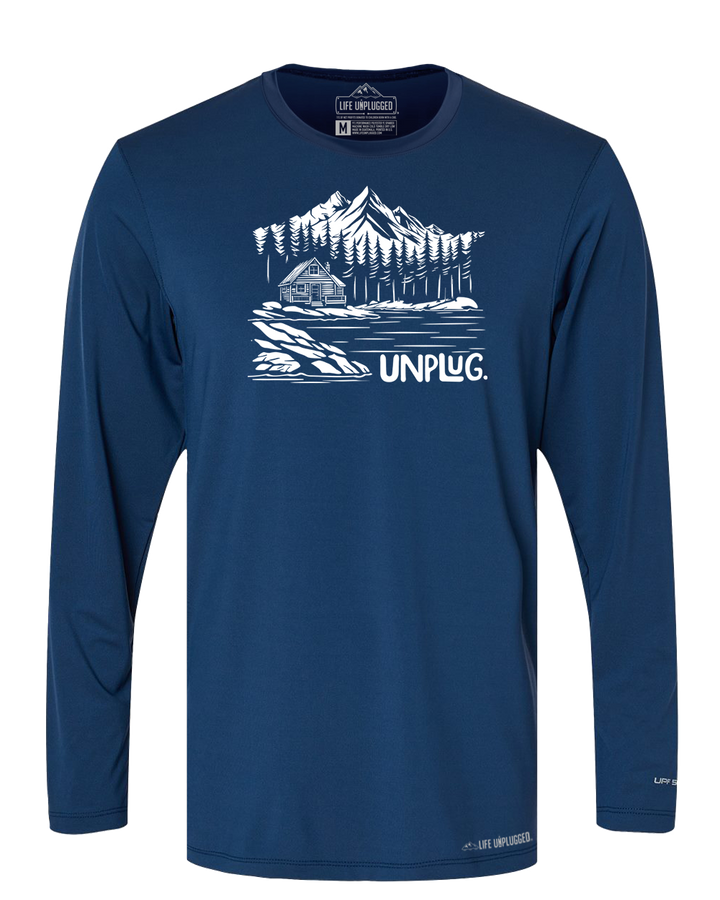 Cabin In the woods Performance Long Sleeve with UPF 50+