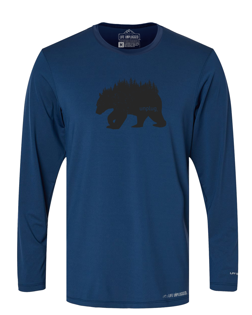 Bear In The Trees Performance Long Sleeve with UPF 50+