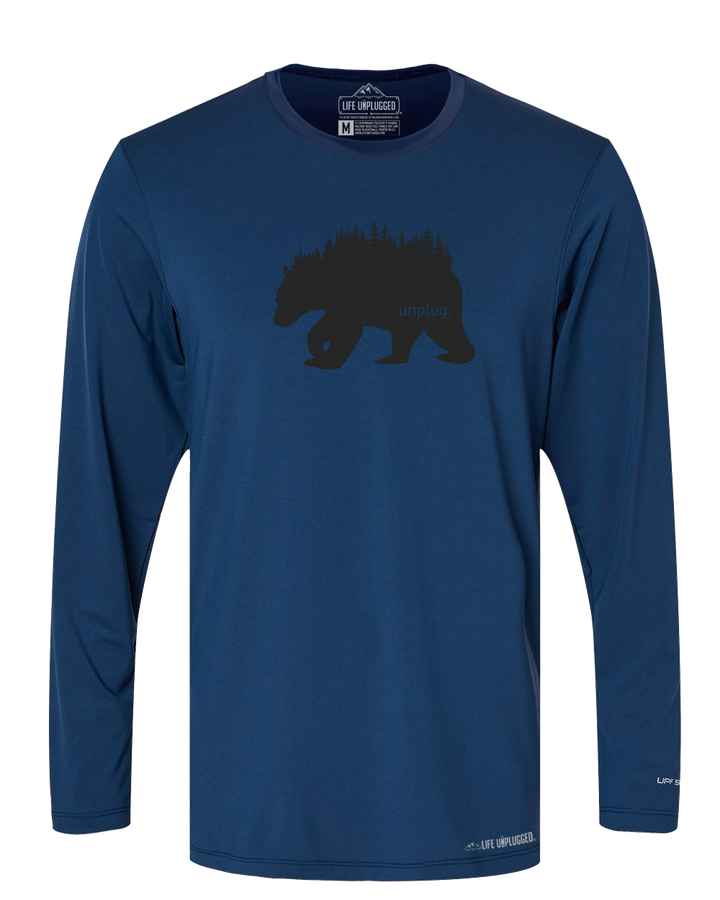 Bear In The Trees Performance Long Sleeve with UPF 50+