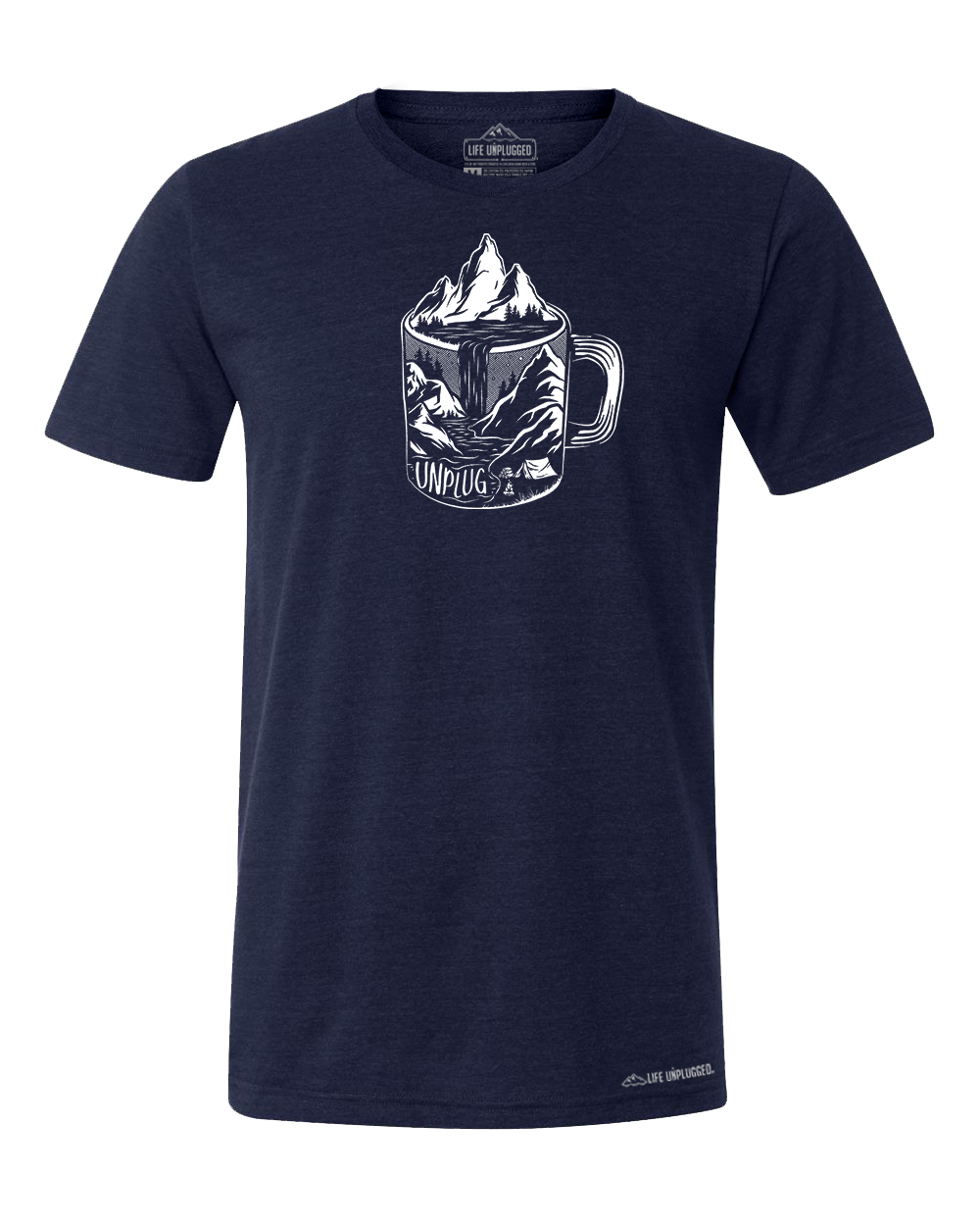 Coffee Mountain Scene Triblend T-Shirt