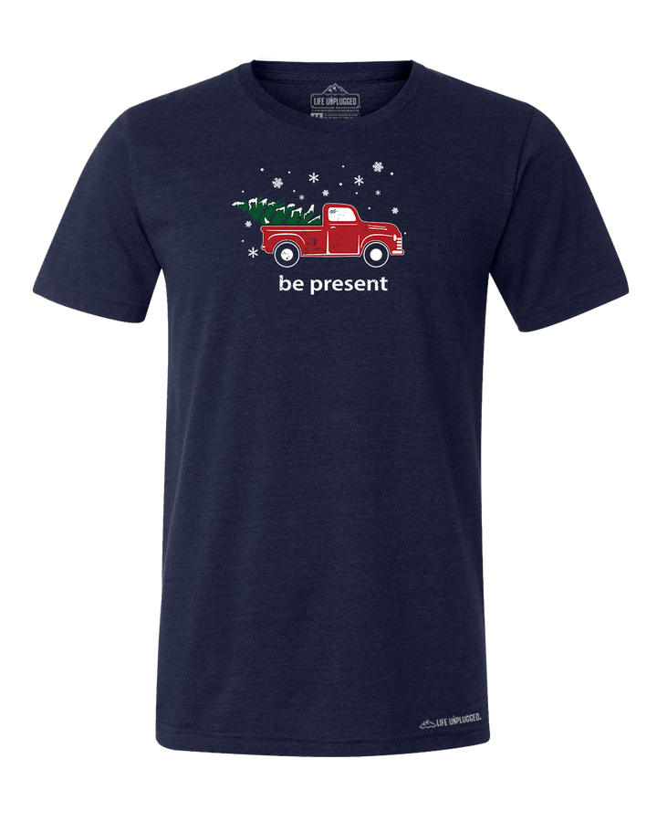 Christmas Tree Truck Triblend T-Shirt