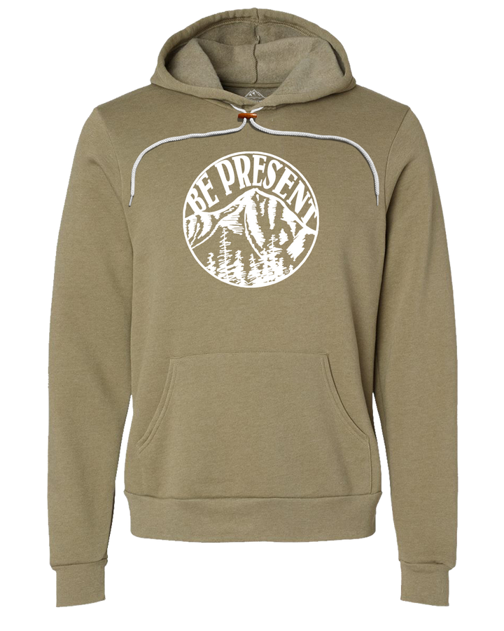 Be Present Mountain Premium Super Soft Hooded Sweatshirt