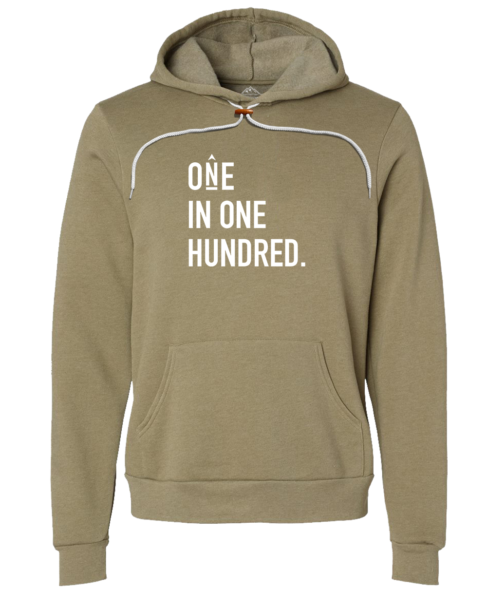 One in One Hundred Stacked Premium Super Soft Hooded Sweatshirt