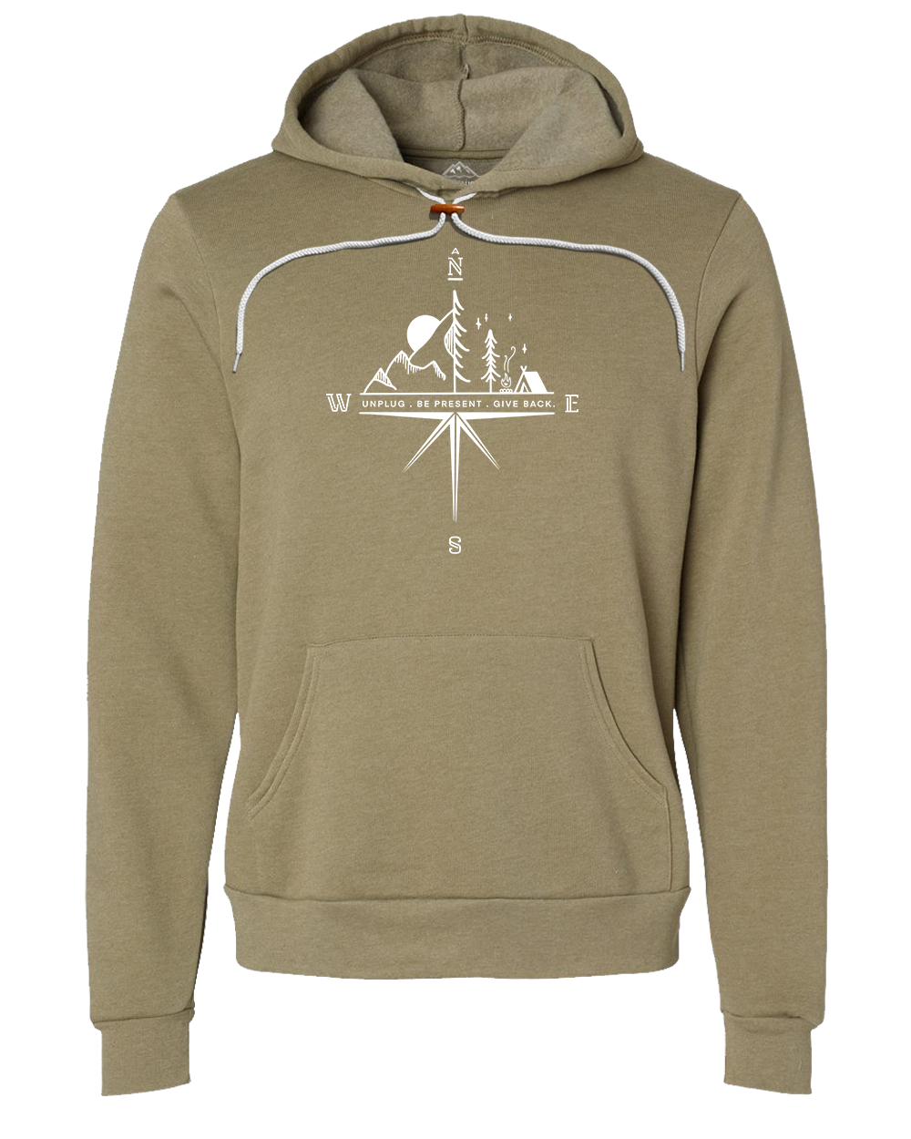 Compass Performance UPF Hoodie - White