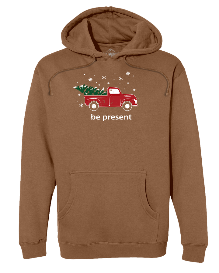 Christmas Tree Truck Heavyweight Hoodie