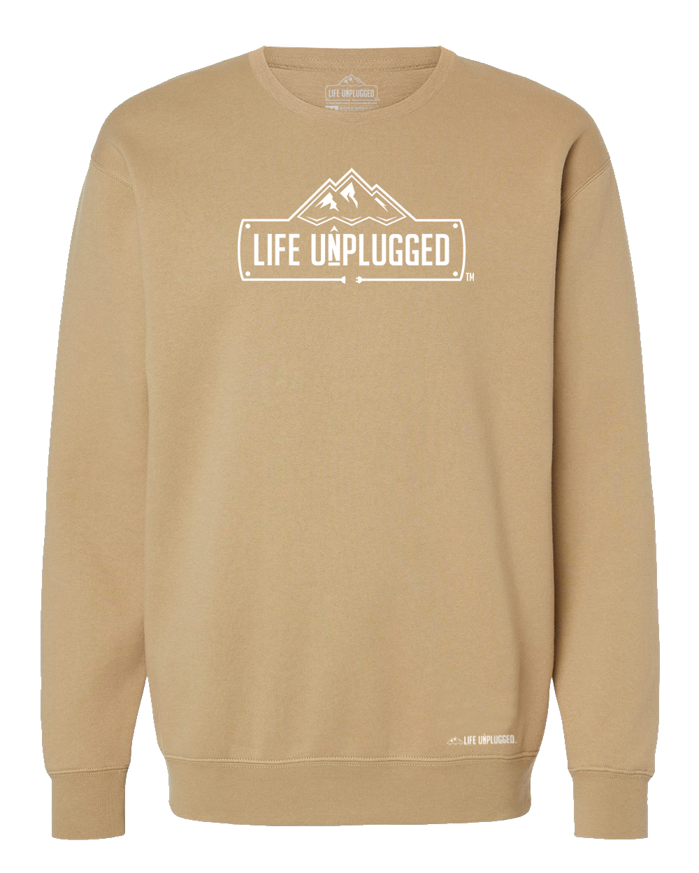 Life Unplugged Logo Heavyweight Crewneck Sweatshirt