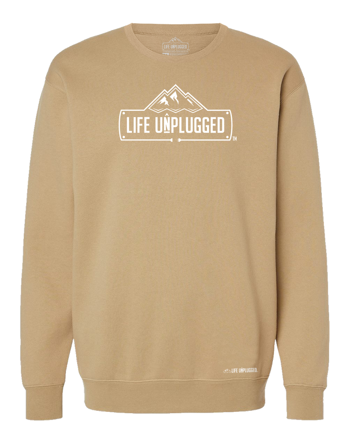 Life Unplugged Logo Heavyweight Crewneck Sweatshirt