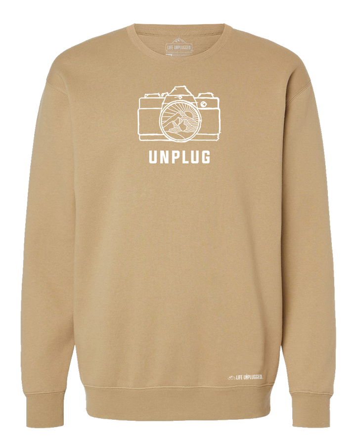 Camera Mountain Lens Heavyweight Crewneck Sweatshirt