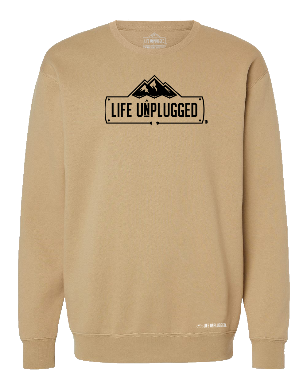 Life Unplugged Logo Heavyweight Crewneck Sweatshirt