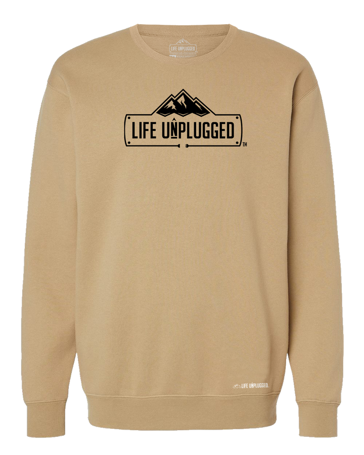 Life Unplugged Logo Heavyweight Crewneck Sweatshirt