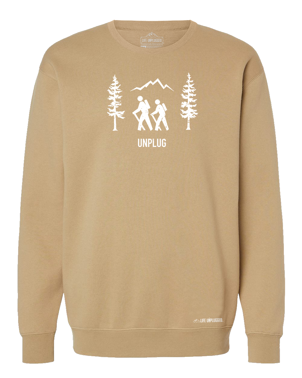 Hiking Scene Heavyweight Crewneck Sweatshirt