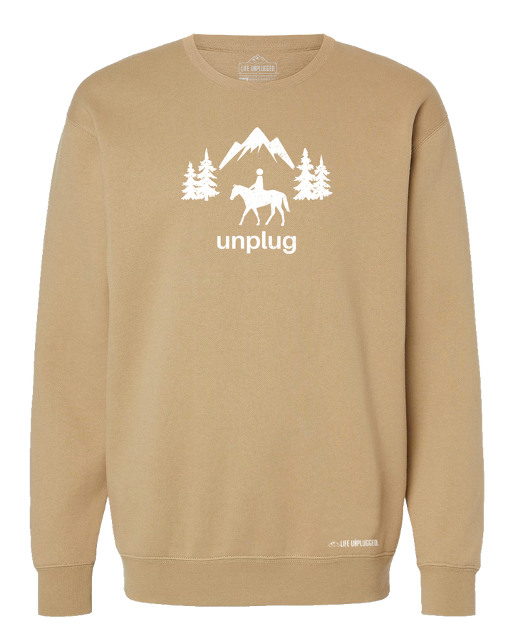 Horseback Riding Heavyweight Crewneck Sweatshirt