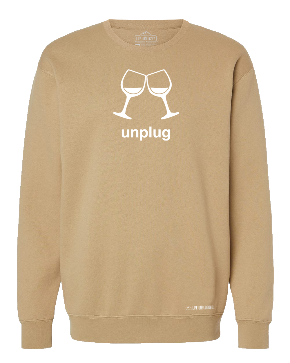 Wine Glass Heavyweight Crewneck Sweatshirt