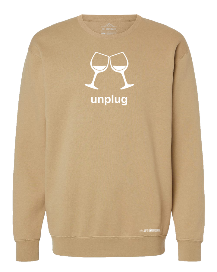 Wine Glass Heavyweight Crewneck Sweatshirt